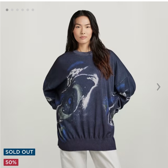 G-Star Sweaters - G-STAR RAW Women’s Printed XXL Jumper Sweater Small NWT
